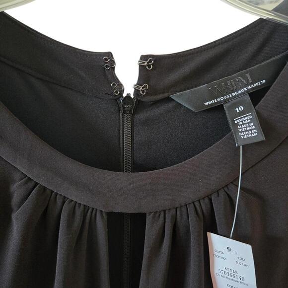 WHBH Classic Black Sleeveless Women's Dress - Picture 9 of 10